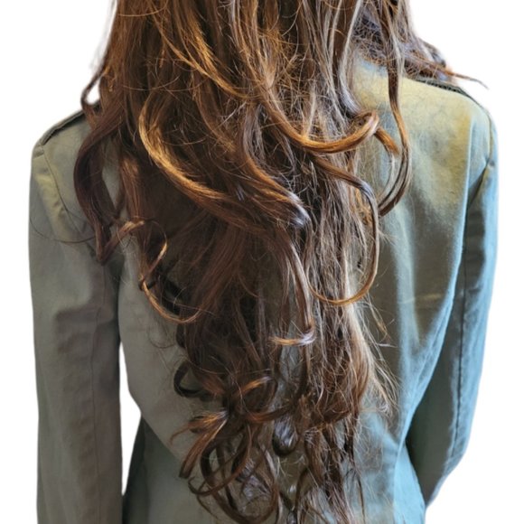 VINTAGE 90’s - Ninety 90 - Army Green Safari Jacket - Size Small - Picture 3 of 6